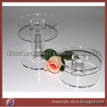 2 Tier Round Clear Acrylic Cake Rack Holder